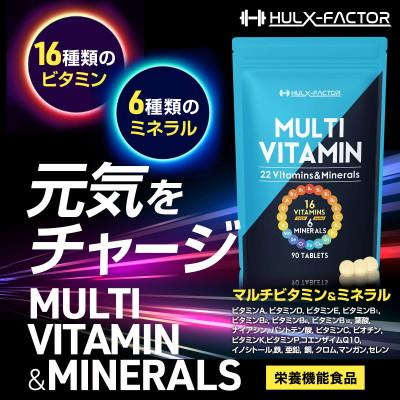ふるさと納税 静岡市 ハルクファクター マルチビタミン&amp;ミネラル 90粒