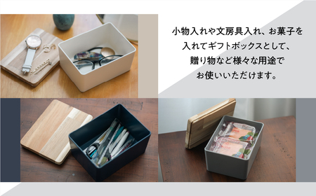 【ネイビー】KITOHAKO（木の蓋付き 小箱）１個 小物入れ ケース ボックス【103-1【5】】小物入れ 箱 ケース 小物入れ 箱 ケース小物入れ 箱 ケース