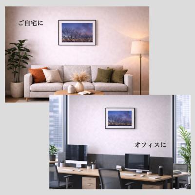 ふるさと納税 天理市 天理の風景4『 PULSE OF TIME 〜 時の鼓動 〜 』A4額装プリント |  | 01