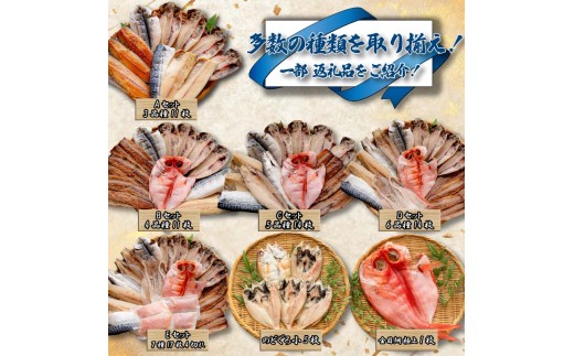 干物 詰合せ Aセット 干物セット あじ さば みりん 真アジ 甘塩干し 天日塩 味醂干し 手開き 詰め合わせ ギフト 保存料 化学調味料 無添加 魚介類 3種 11枚 干物専門店 冷凍 静岡 伊豆 下田 小木曽商店