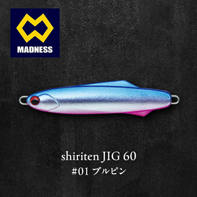 【ふるさと納税】ブルピン shiriten 60 JIG #01 シリコンソリッドボディ スローシンキング キャスティング タダ巻き 京都府京田辺市