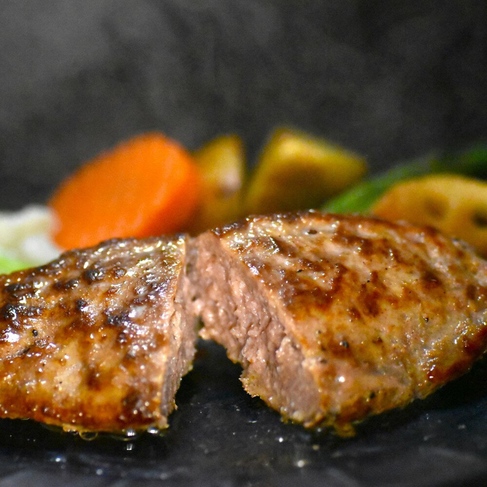 【ふるさと納税】農舎の短角牛ハンバーグ5点セット 120g×5個 短角牛 国産 牛 肉汁 たっぷり ギフト 冷凍 ジューシー キャンプ BBQ 贈りもの ご褒美 プレゼント