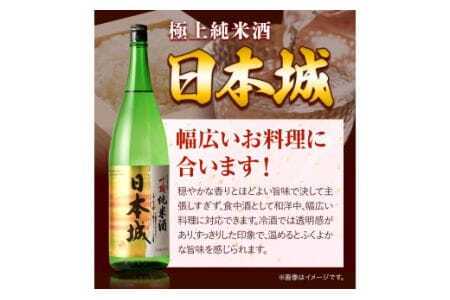 お酒 日本酒 日本城 吟醸純米酒 1.8L