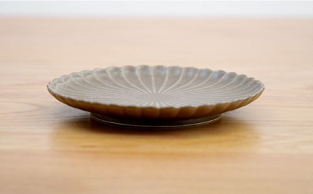 【波佐見焼】花しのぎ 和皿 小皿 （栗） 3点セット 食器 皿 【団陶器】 [PB94] 波佐見焼