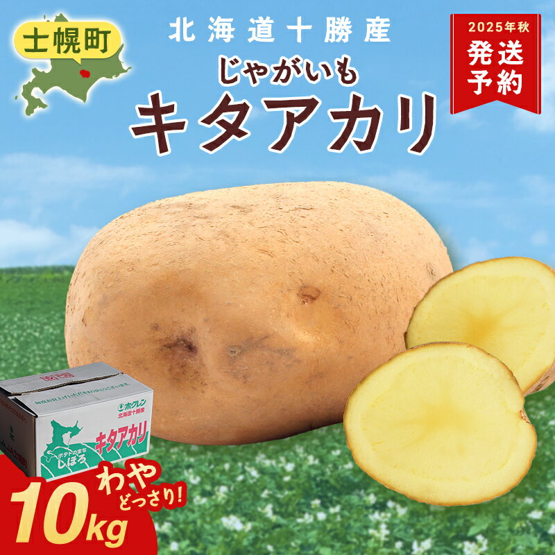 【ふるさと納税】≪25年10月より順次発送≫じゃがいも 10kg 北海道 キタアカリ ふるさと 北海道産 十勝産 きたあかり 北あかり 黄金男爵 栗じゃが クリじゃがいも ジャガイモ 芋 いも ポテト お取り寄せ まとめ買い 送料無料 十勝 士幌町 9000円