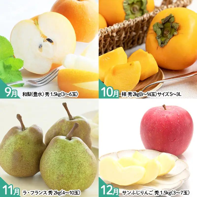 【定期便12回】山形のおいしいものを贅沢に！1年定期便 ｜ 産地直送 旬 FZ25-826