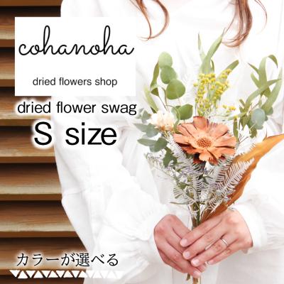 ふるさと納税 小松島市 ドライフラワースワッグ　Sサイズ　【カラーが選べる】