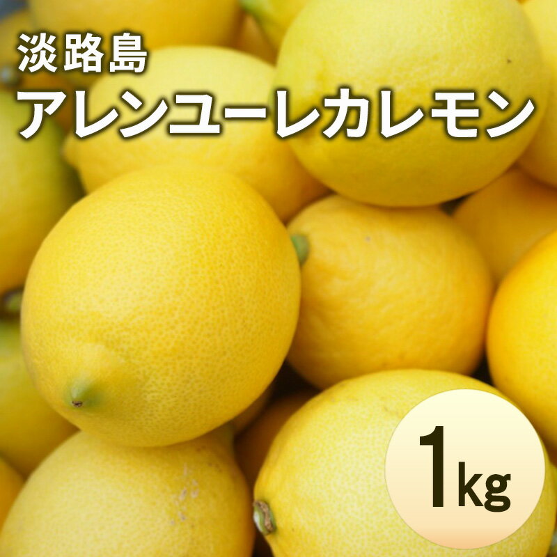 【ふるさと納税】淡路島 アレンユーレカレモン 1kg 檸檬 れもん 果物 フルーツ 季節の果物 兵庫県 洲本市 淡路島　お届け：2025年10月初旬～2026年5月末