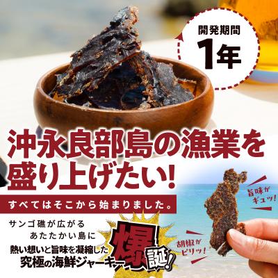 ふるさと納税 和泊町 素潜り漁師マサル監修「マグロのジャーキー こくまろ味30グラム」5袋 |  | 01