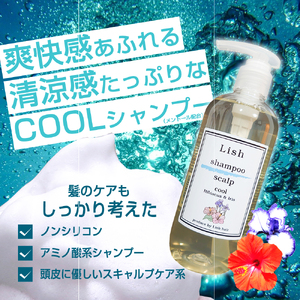 シャンプー Lish クールシャンプー ハイビスカス&アイリスの香り 300ml × 1本 ｼｬﾝﾌﾟｰ ｼｬﾝﾌﾟｰ ｼｬﾝﾌﾟｰ ｼｬﾝﾌﾟｰ