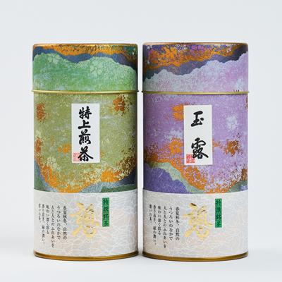 ふるさと納税 和束町 和束茶ギフトセット(松)　玉露150g×1袋、特上煎茶150g×1袋　上香園 |  | 01