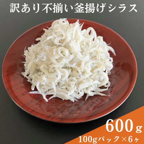 【ふるさと納税】114025　訳あり不揃い釜揚げシラス100gパック×6ヶ　計600g