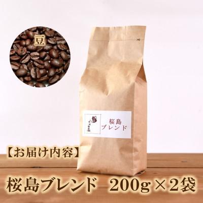 ふるさと納税 三股町 ブレンドコーヒー桜島　200g×2袋(豆)【MI482】 |  | 03