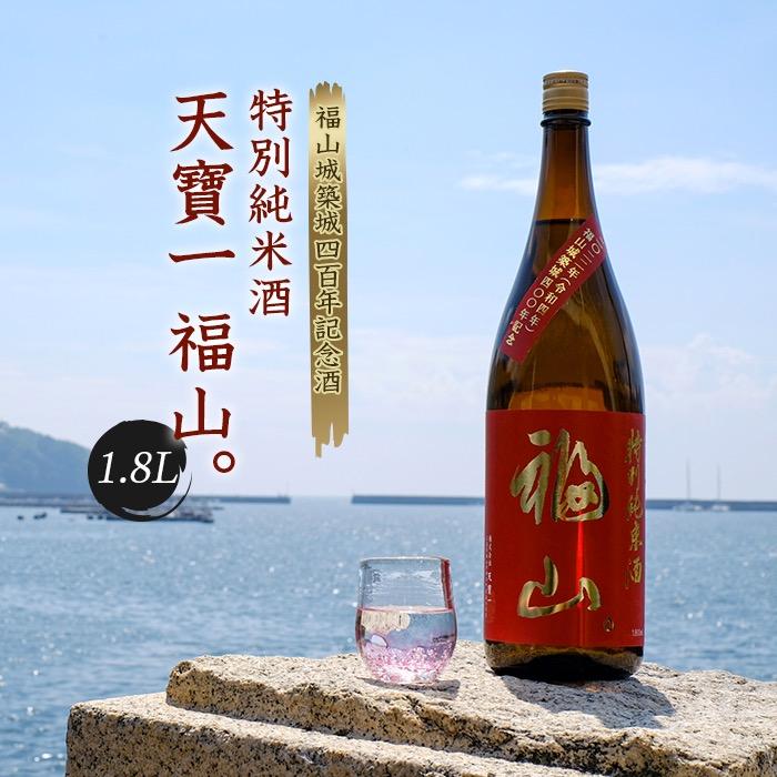 【ふるさと納税】福山城築城四百年記念酒『天寶一 福山。』 特別純米酒 (1.8L) 広島県福山市/株式会社酒商山田 日本酒 酒 純米酒 アルコール 贈り物 ギフト 贈答 城 福山城 蔵元 天寶一 日本酒【BAFR006】