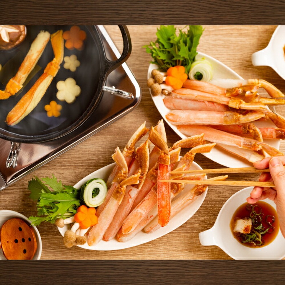 14-98 【厳選部位のみ】本ズワイガニしゃぶしゃぶ【大】(500g)｜ 生食可 お刺身