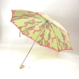 ハレフネ【マイカ】晴雨兼用傘　ライムグリーン