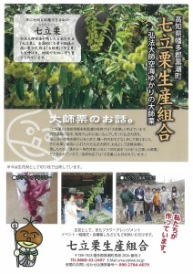 茹で 七立 栗 黒潮町 産（冷凍） 200g×4パック ［1314］