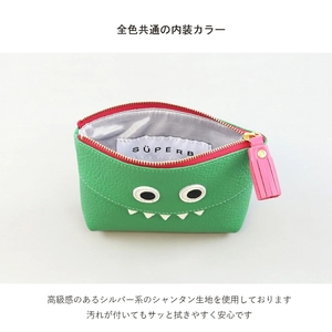 【底マチモンスターポーチSMALL/全20色】毎日の相棒♪定番/底マチ仕様のふっくらモンスターマルチポーチ レディース 化粧ポーチ メイク コスメ コンパクト マルチ 小さめ プレゼント トラベル グ