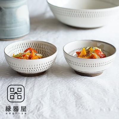 ふるさと納税 東峰村 小石原焼 カネハ窯 飛び鉋小鉢セット(両面・シンプル)