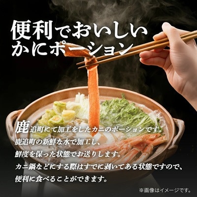 生ずわいがに　ポーション500g×2【配送不可地域：離島】