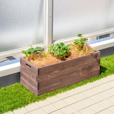 ふるさと納税 海南市 ベジテラス プランター ブラウンウッド   58391100