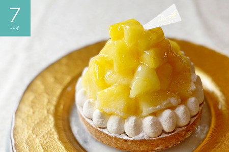 フルーツ タルト 夏香 パイン オレンジ ＆ ピンクグレープフルーツ 各回 1ホール 14cm 3回 定期便 総計3ホール [心優-Cotoyu Sweets- 長崎県 平戸市 hr42bgy4203