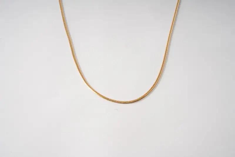 K18　ダブル六面喜平ネックレス 50cm造幣局検定マーク入　75ｰ100107ｰ2ｰ007ｰ0_50