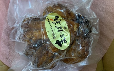 【クリスマスまでにお届け】24-998C．【ちきん館】和風ローストチキン元祖たれ味まるっぽ鶏Lサイズ