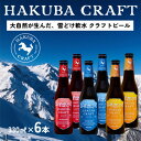 【ふるさと納税】HAKUBA CRAFT 定番3種 6本セット【配送不可地域：離島】【1464777】