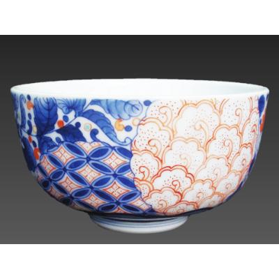 ふるさと納税 伊万里市 市川光山窯「色鍋島丸に唐花文小丼」 |  | 01