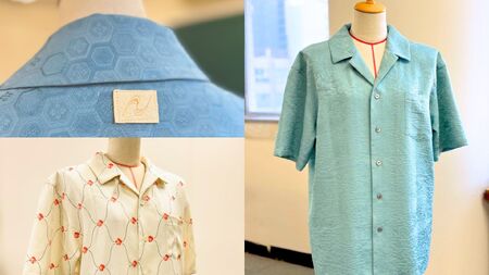 着物シャツ　Lサイズ　150-018