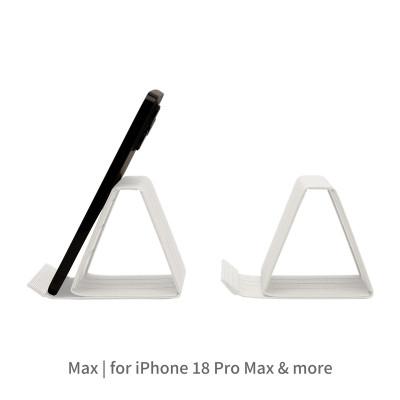 ふるさと納税 奥州市 暮らしを彩る道具 バンドシー スマホスタンド Max ホワイト [AR177] |  | 01