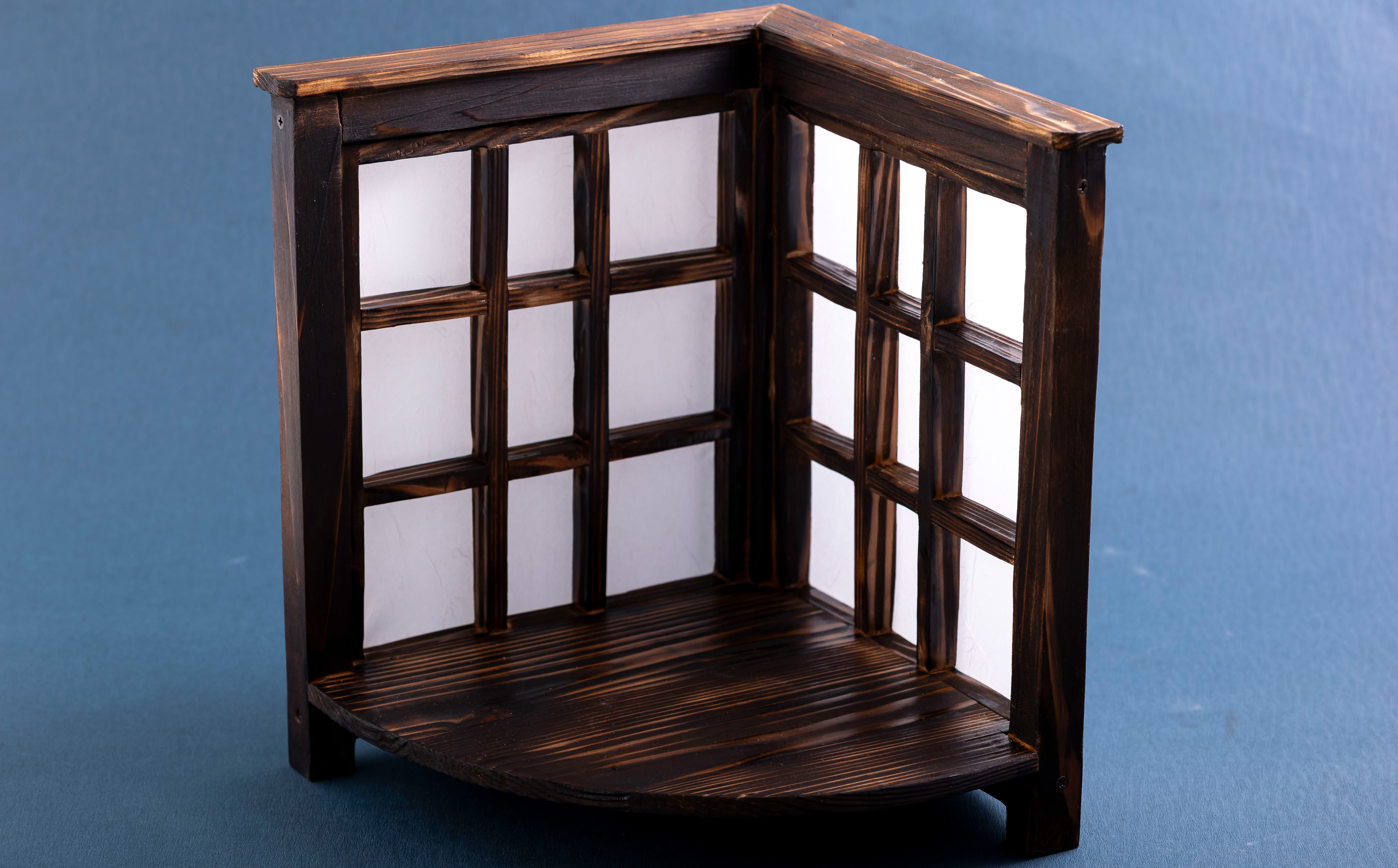 佐世保産杉間伐材飾り棚(1段)