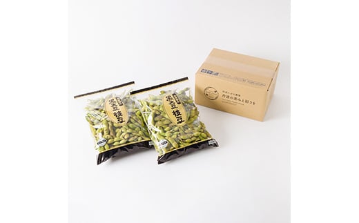 【先行予約】令和8年産!丹波篠山産黒枝豆（サヤのみ）1kg×2袋《初摘み》10／7頃～10／13頃発送予定