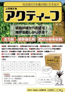 肥料 農業資材 アクティーフ ハウス栽培 肥料分解 吸収剤 植物活力 樹勢強化剤 農家さん必見 高知県 須崎市