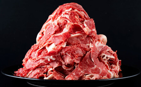 【全3回定期便】 赤牛 切り落とし 500g / お肉 牛肉 あか牛 和牛 熊本県産 冷凍【五右衛門フーズ熊本店】[AYBV012]