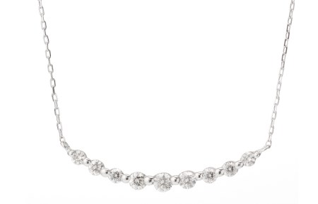 アルカンシェル K18WG ダイヤペンダント（計 0.2ct）