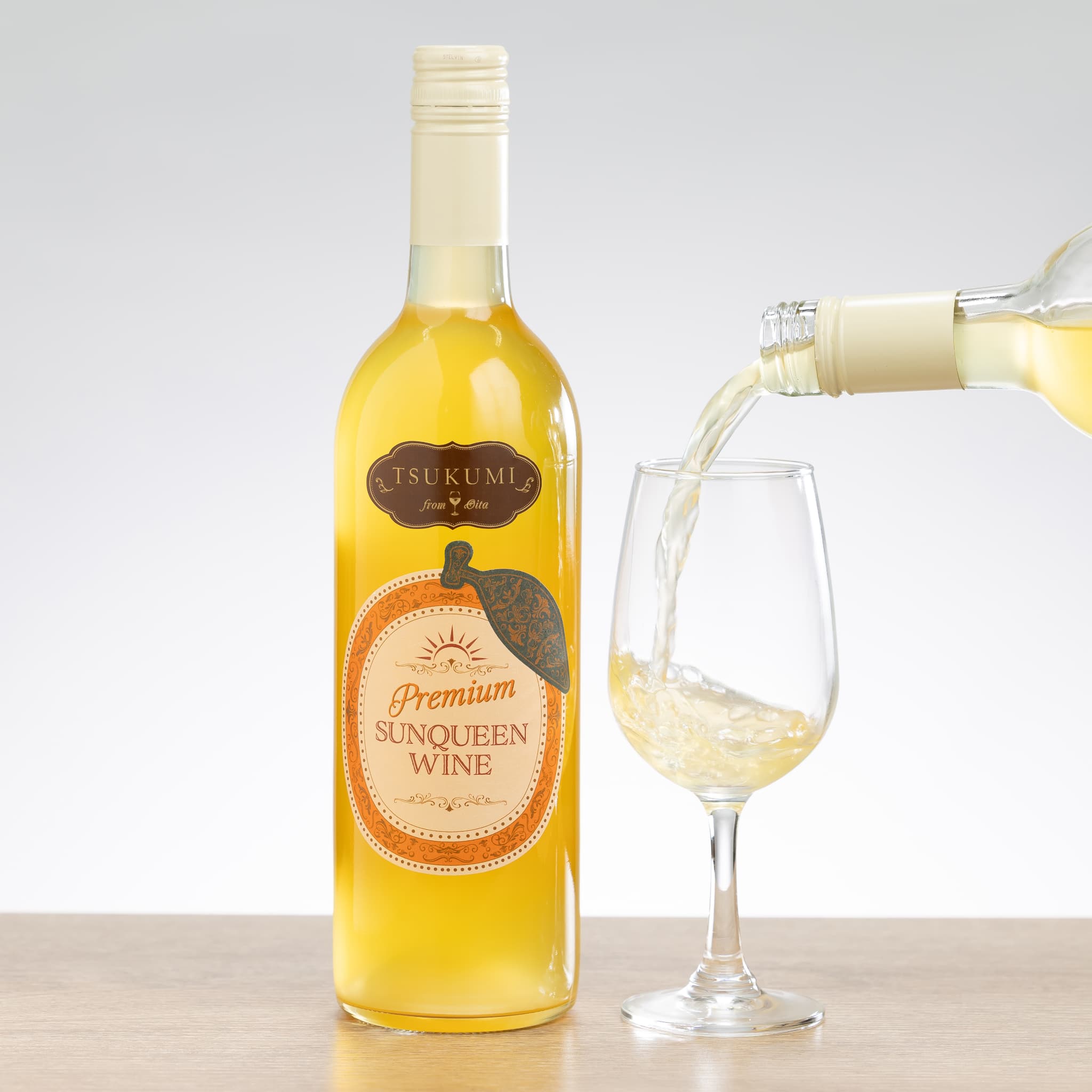 【数量限定】つくみ Premium SUNQUEEN WINE 1本 | ワイン サンクイーン 柑橘系 果物 お酒 熨斗対応可 九州 大分県 津久見市 【tsu005501】