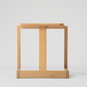 ハンの木の家具 スタッキングスツール（板座）