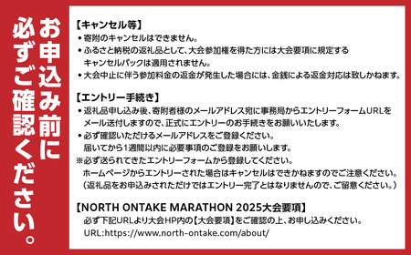 【2025年10月12日(日)開催】日本一標高差のあるマラソン！NORTH ONTAKE MARATHON 2025 ULTRA 111km 出走権 1名分（お申込みについてメールで案内）マラソン出走