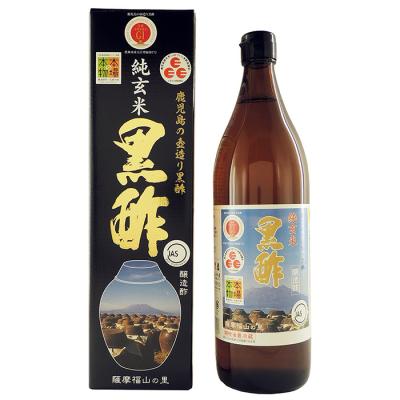ふるさと納税 霧島市 鹿児島の壺造り黒酢 純玄米黒酢2本セット(900ml×2本)【福山物産】 K-269