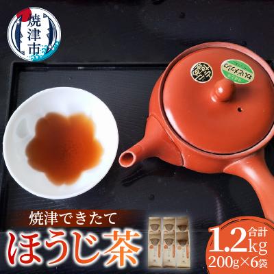 ふるさと納税 焼津市 焼津できたてほうじ茶200g×6袋合計1.2kg(a14-147)