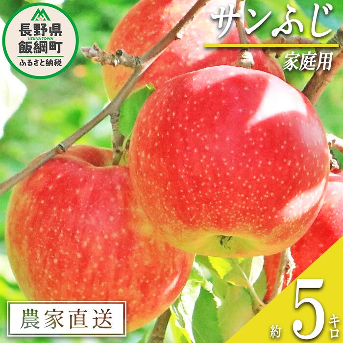 【ふるさと納税】 りんご サンふじ 家庭用 5kg 関農園 沖縄県への配送不可 エコファーマー認定 令和7年度収穫分 長野県 飯綱町 〔 信州 果物 フルーツ リンゴ 林檎 長野 13000円 予約 農家直送 〕発送時期：2025年12月上旬〜2025年12月下旬