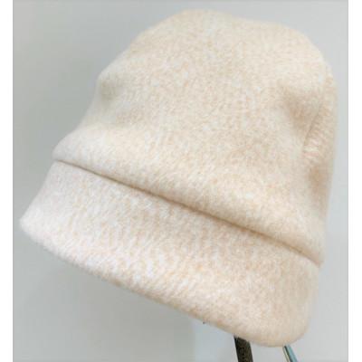 ふるさと納税 豊中市 【杢ベージュ】オーガニックコットンふんわり帽子