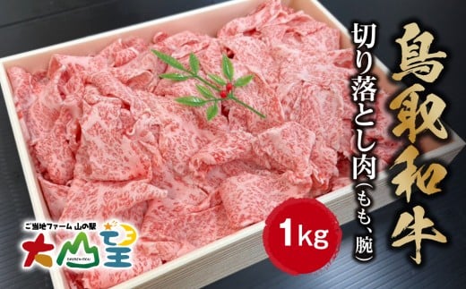 大山望 鳥取和牛 切り落とし肉（もも、腕）1kg 牛肉 和牛 お肉 切り落とし