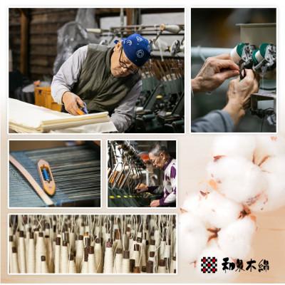 ふるさと納税 和泉市 【Lサイズ 50×70】和泉木綿オーガニックコットン先染ガーゼ枕パッド　グリーン2枚組 SOG-5L |  | 03