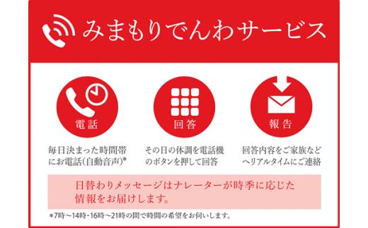 みまもりでんわサービス（携帯電話12か月）【32153】
