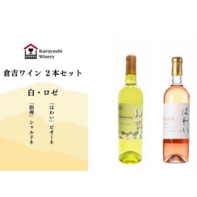 ふるさと納税 倉吉市 倉吉ワイン白・ロゼ　2本セット