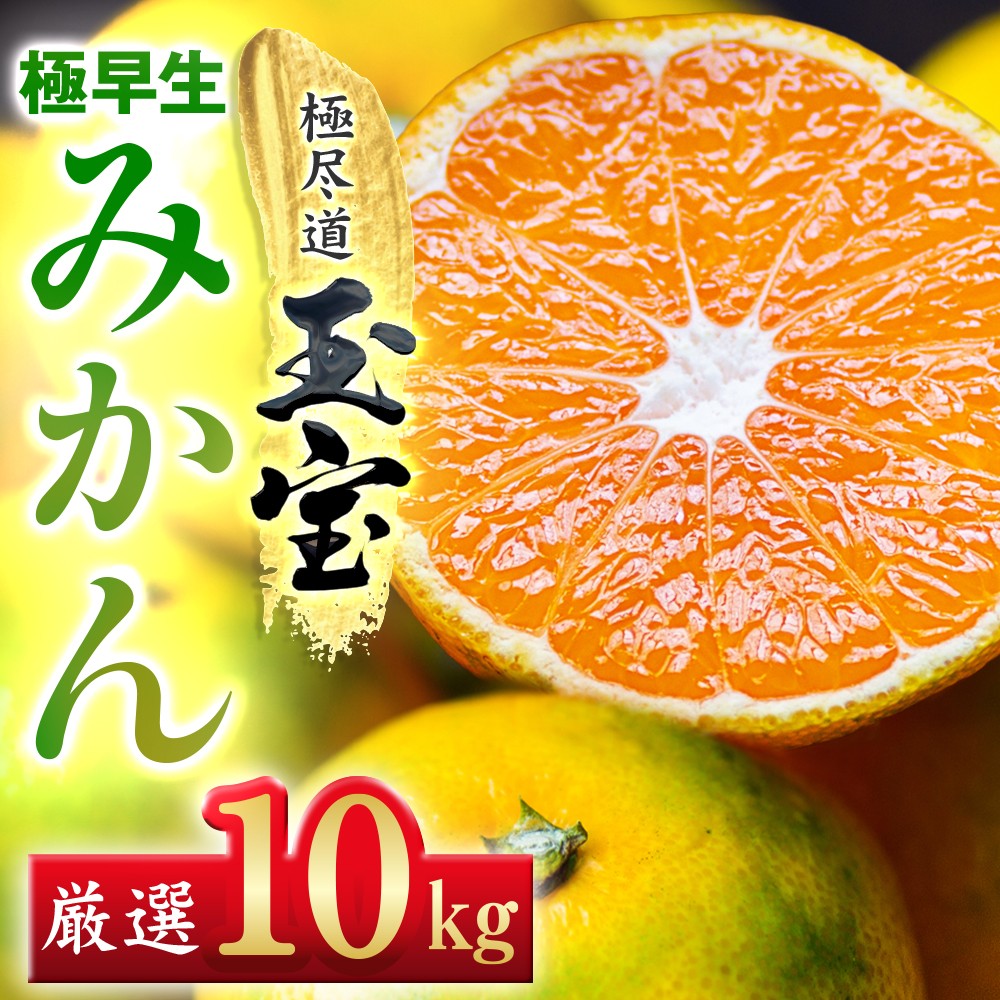 
                  ＜愛媛名産＞極早生みかん＜雫・・小玉＞ 10kg＜F64-24＞【1510680】 YWTY013
                