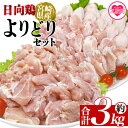 【ふるさと納税】＜宮崎県産日向鶏 よりどりセット 約3kg＞ 国産 鶏 肉 精肉 とりにく もも モモ肉 手羽 手羽先 手羽中 手羽元 チキン チキンスペアリブ 焼き鳥 焼き肉 BBQ 使いやすい 小分け パック 真空冷凍 お弁当 惣菜 蒸し鶏 数量限定 さっぱり 【MI452-tr】【TRINITY】